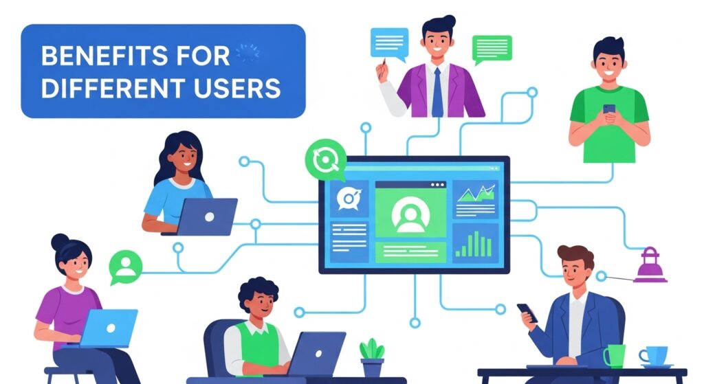 Benefits for Different Users