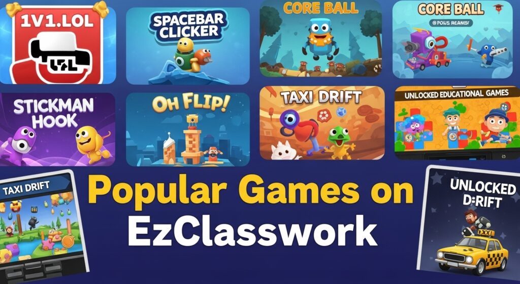 Popular Games on EzClasswork