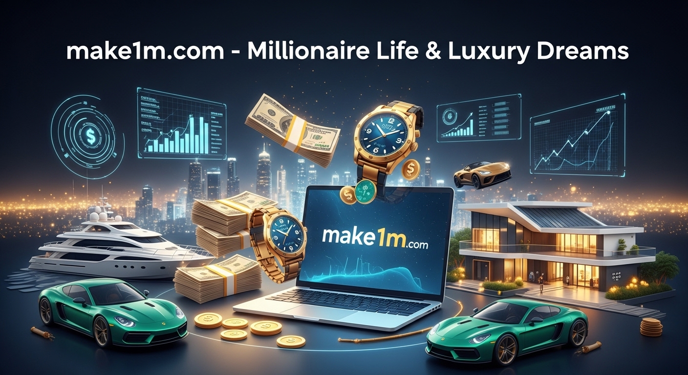 make1m.com A Look Into Millionaire Dreams and Lifestyle